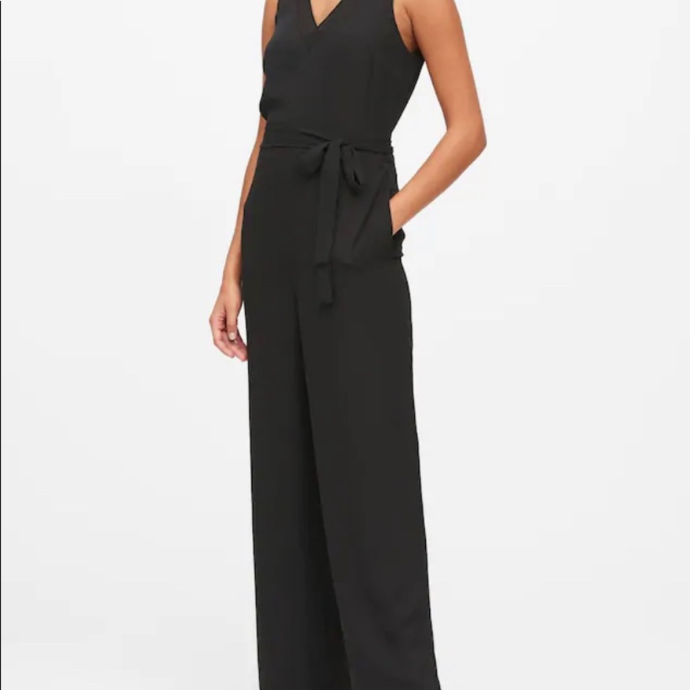 NWOT Banana republic one piece black jumpsuit.